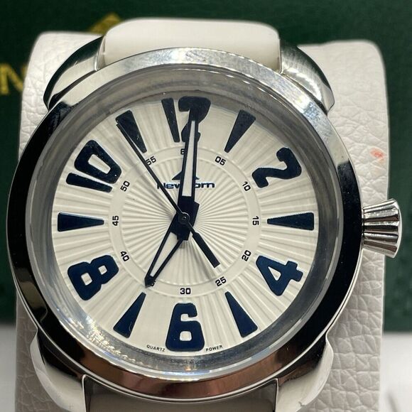 Nbonal NB-1001 Women's White Silicone Strap Analog Dial Quartz Wrist Watch Cv33 - Picture 2 of 11